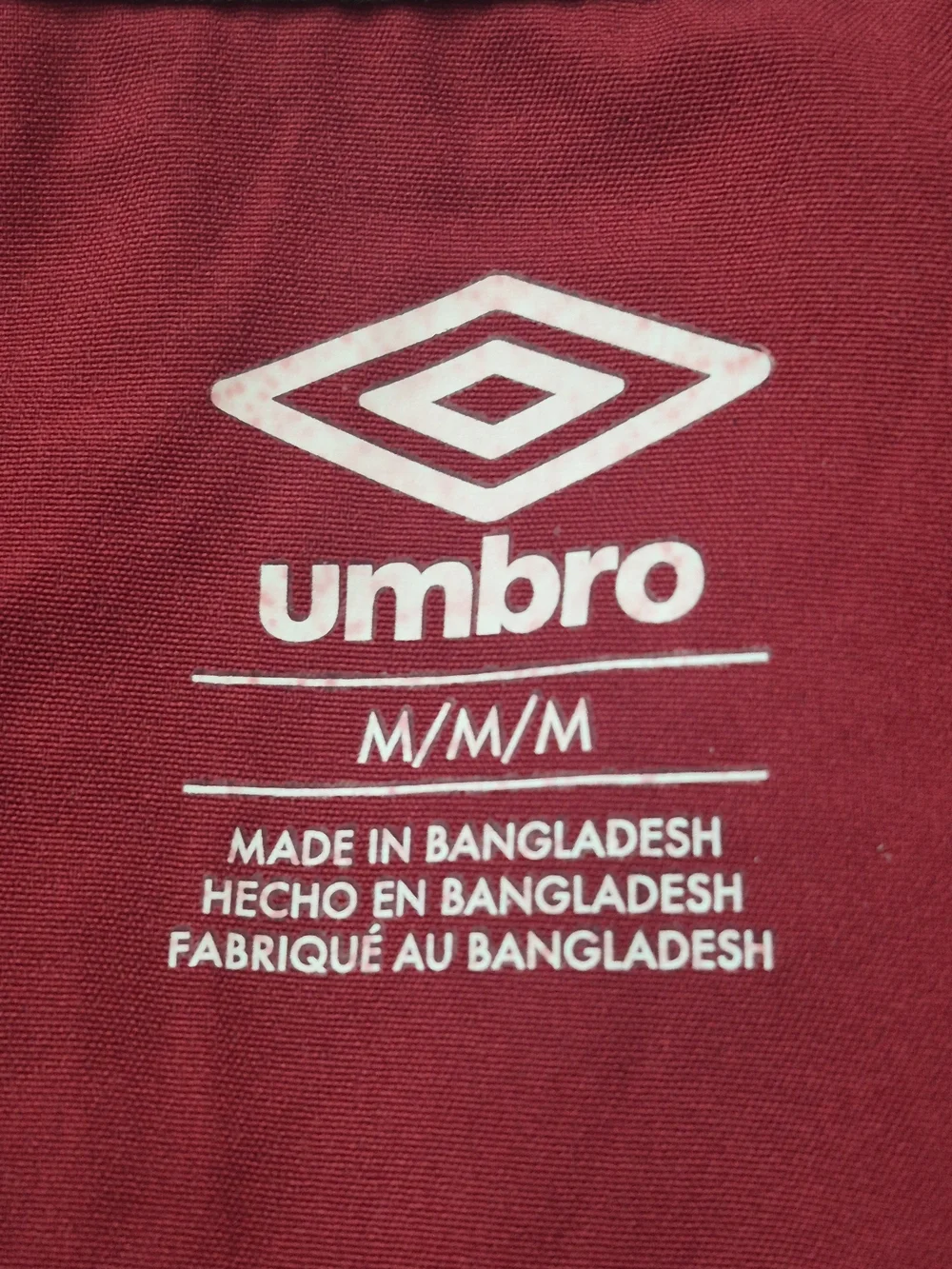 Umbro women maroon